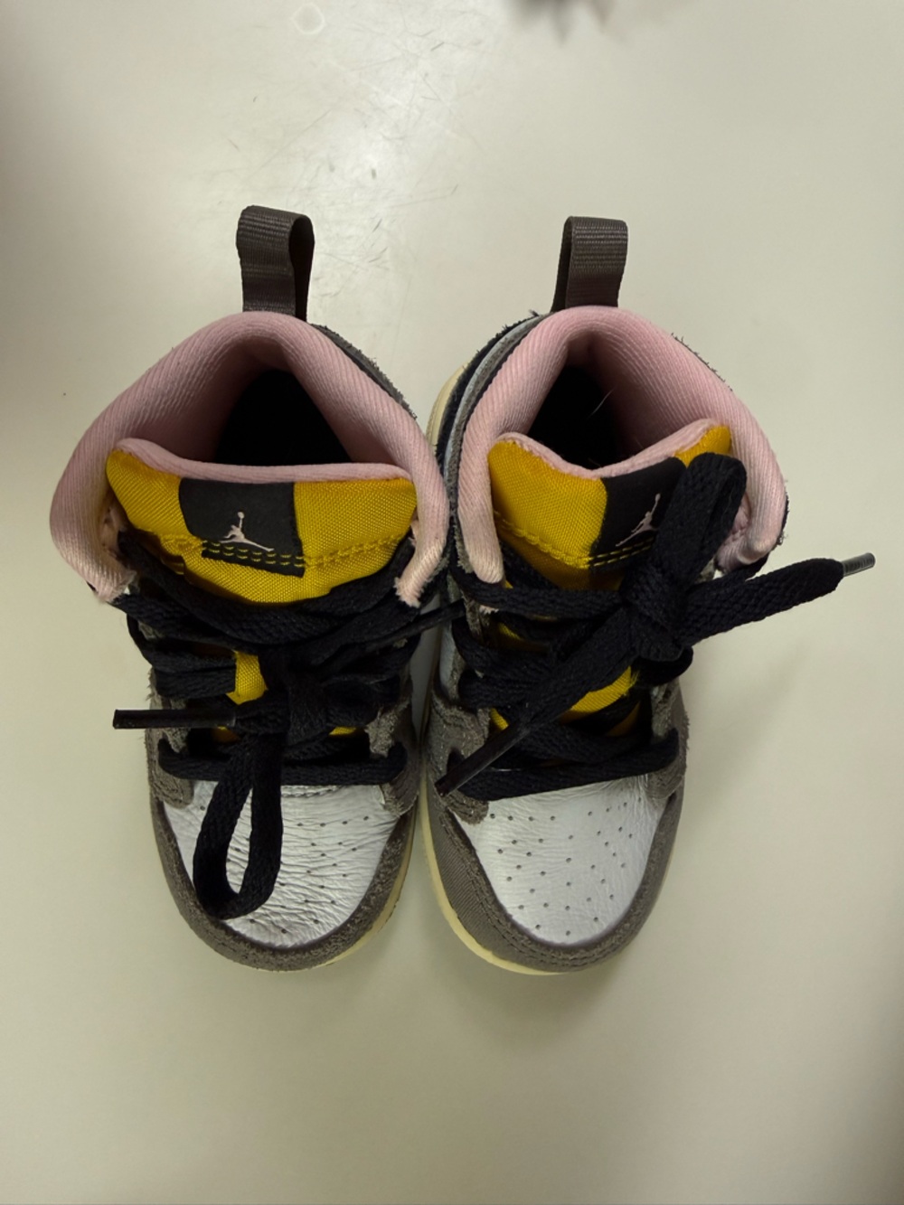Nike Air Jordan 1‎ Mid Toddler Size 6C Sneakers Kids Shoes - Picture 2 of 5